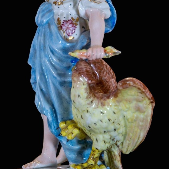 Antique Classical Mythological Porcelain Figure of Jupiter For Sale - Image 3 of 10