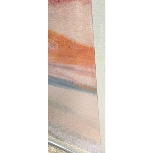 Mary Keogh Signed Abstract Modern Pastel Painting For Sale - Image 4 of 7