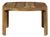 Eclipse Outdoor Solid Teak Wood Coffee Table, Golden Brown For Sale