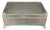 Antique British Solid Silver, Cedar Lined ,Hinged Top Cigarette Box For Sale