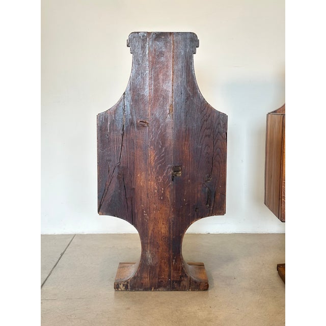 1960s Rustic Oak Planters, 1960s, Set of 2 For Sale - Image 5 of 14