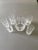 Post-Modern Clear Bar Glasses with Ice Bucket, Set of 6 For Sale - Image 13 of 17