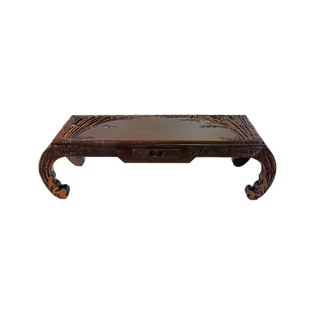Asian Ming Style Desk by George Zee Mid 20th Century For Sale - Image 3 of 8