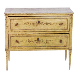 19th C. Italian Painted Commode For Sale