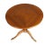 Elegant small tripod table, oval in shape, skilfully worked by the famous cabinetmaker of Bassano del Grappa for the...