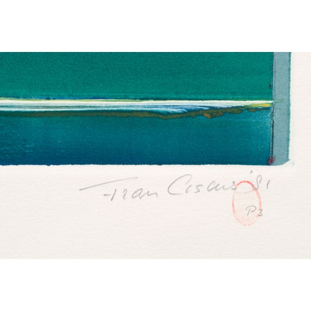 "Under the Mountain" - Modern Abstract Lithograph by Fran Ciscus For Sale In Monterey, CA - Image 6 of 6