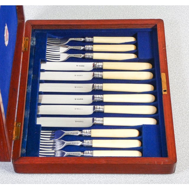 Silver Cutlery Service by Henry Wilkinson, 1872, Set of 24 For Sale - Image 5 of 16