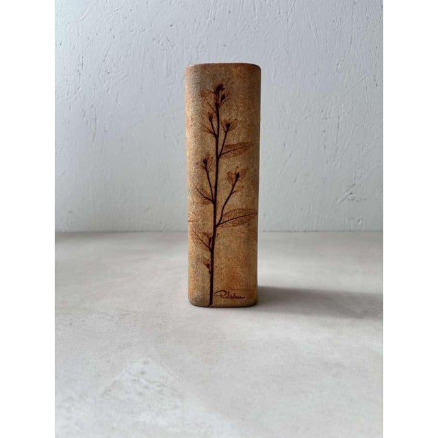 Japanese Herbarium Vase by Raymonde Leduc, 1970s For Sale - Image 5 of 8