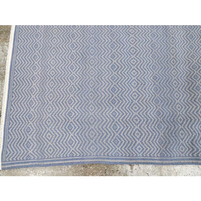 Mid 20th Century Galerie Shabab Collection Mid-20th Century Persian Flatweave Kilim Accent Rug For Sale - Image 5 of 8