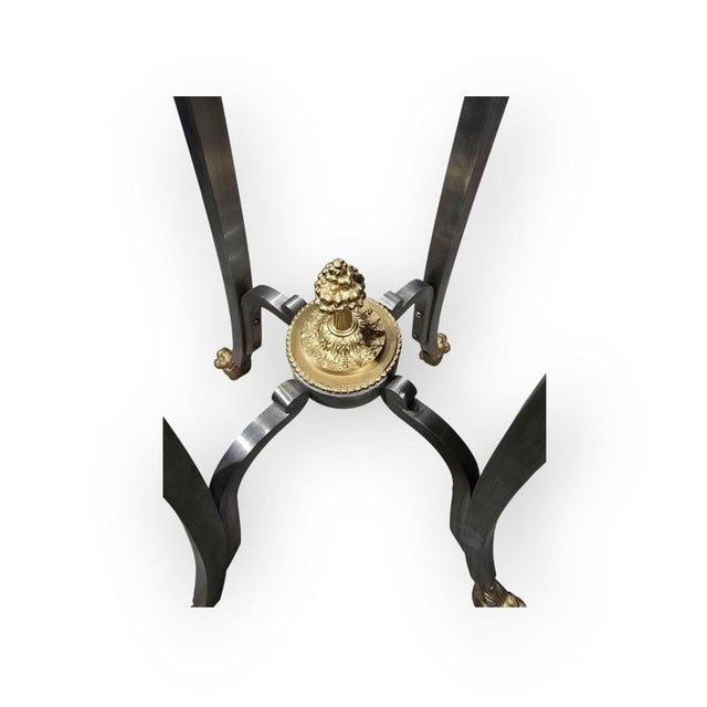 Malachite Pedestal Table, 1950s For Sale - Image 6 of 11