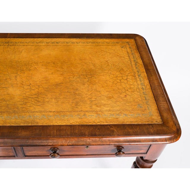Antique Victorian Partners Desk, 1800s For Sale - Image 9 of 18