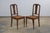 1930s 1930s French Art Deco Walnut Dining Chairs W/ Cane Seats - Set of 8 For Sale - Image 5 of 12