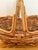 Japonisme Vintage Bamboo Gathering Basket For Sale - Image 3 of 8