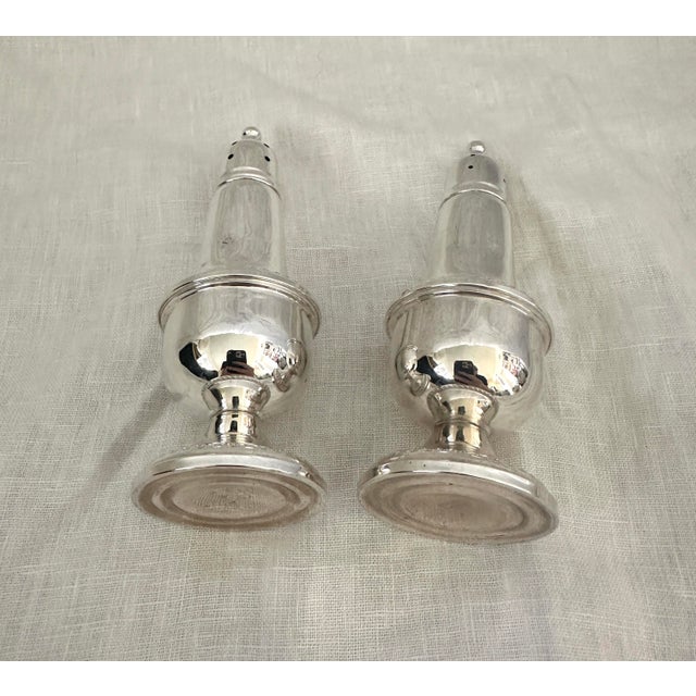 Vintage Empire Sterling weighted salt & pepper shakers. Perfect with any silver set, just in time for the Holidays....