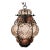 Vintage Murano Caged Filigrana Glass Lantern Attributed to Seguso, Amethyst Glass For Sale