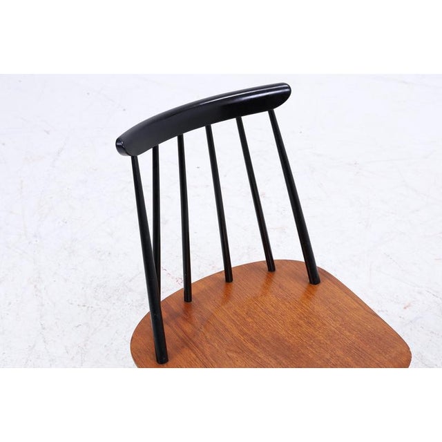 Wood Vintage Fanett Teak Chairs by Lmari Tapiovaara, Set of 4 For Sale - Image 7 of 18