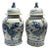 Large Chinoiserie Dragons Ginger Jars Set of Two 24" H For Sale