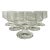 1960s Mid Century Modern Coupe Glassware Barware Set of 6 For Sale