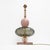 Geometric Murano Glass Table Lamps in Pink and Green in the style of Sottsass, 2000, Set of 2 For Sale - Image 8 of 9