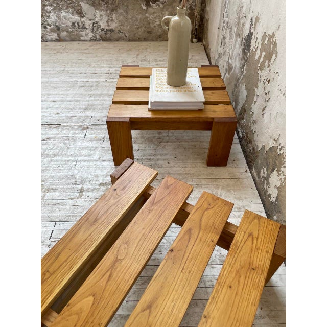 Vintage Pine Stools, 1950s, Set of 2 For Sale - Image 15 of 18