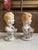 Vintage Figural Porcelain Salt & Pepper Shakers — Victorian-Style Couple For Sale - Image 4 of 8
