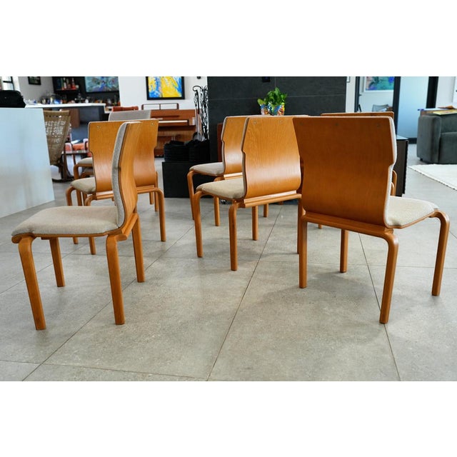 1970s 1970s Sanders Int. Stacking MCM Dining Chairs 22 Available For Sale - Image 5 of 12