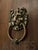 Vintage English Bronze Lion Door Knocker For Sale - Image 10 of 10