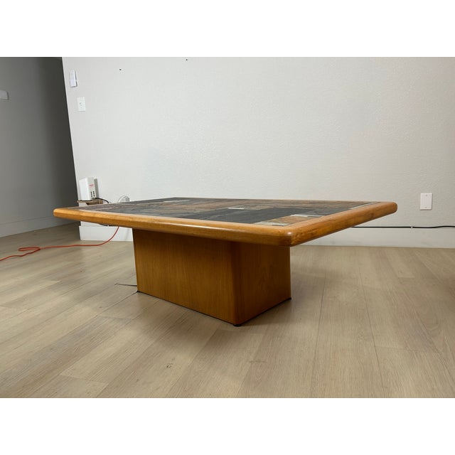 Wood Vintage Sallingboe Jelling Danish Teak Coffee Table For Sale - Image 7 of 14
