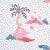 Illustration Schumacher x Happy Menocal Valetta Wallpaper In Sky And Pink For Sale - Image 3 of 5