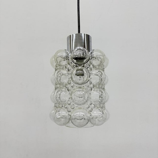 Large Bubble Glass Pendant by Helena Tynell for Limburg, Germany, 1970s For Sale - Image 13 of 18