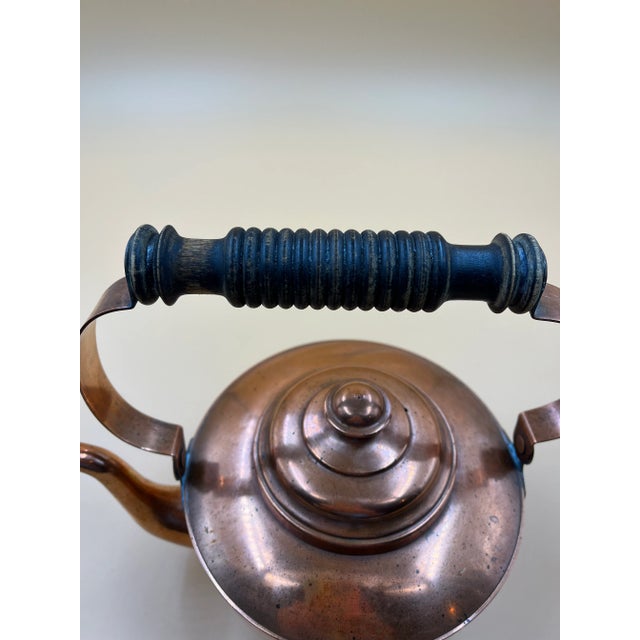 Metal Antique European Copper Kettle For Sale - Image 7 of 13