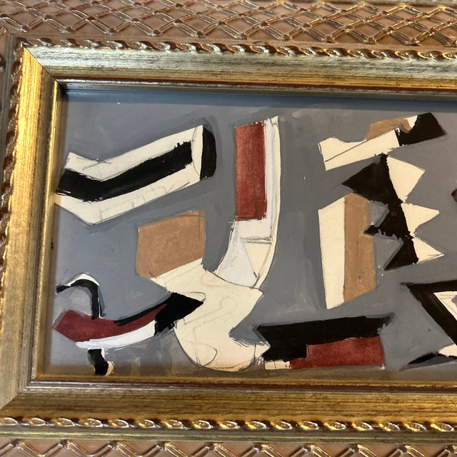 1950’s original abstract expressionist watercolor painting. Measures approximately 10x5.5 or 14.25x10 framed. Check out my...