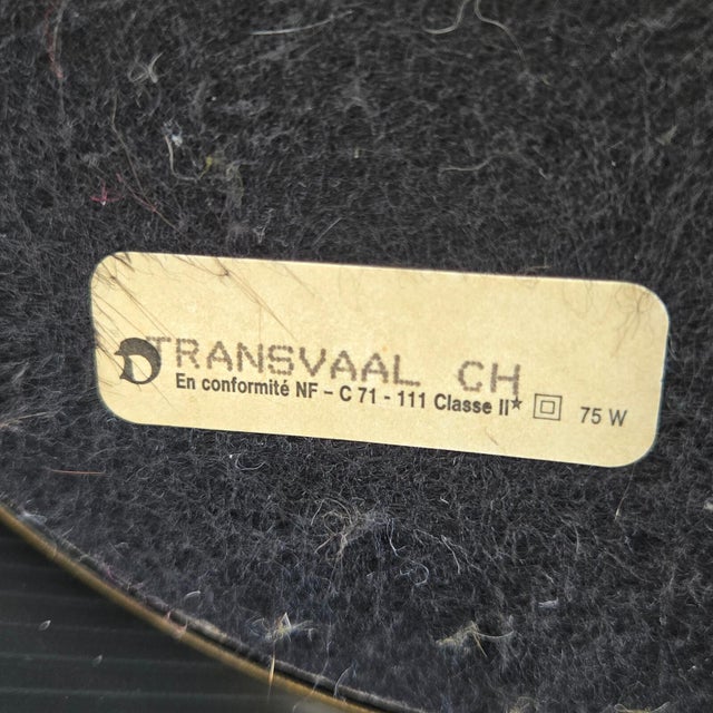 1970s Vintage Amphorus Lamp in Ceramic and Gilt Brass, 1970s For Sale - Image 5 of 13