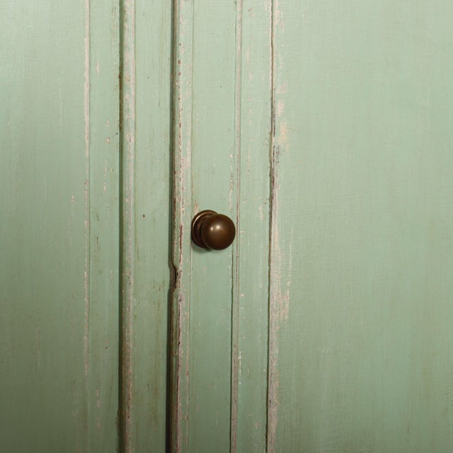 Wood Large English Painted Buffet, 1890s For Sale - Image 7 of 13