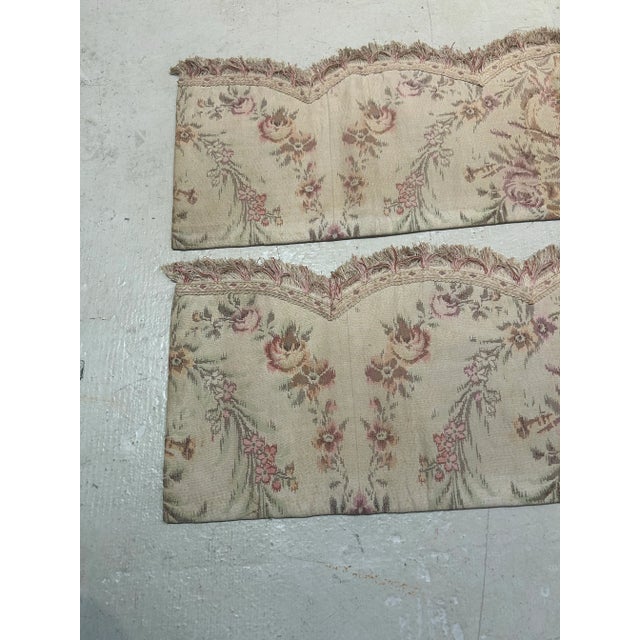 Pair of 1960's French Ivory Valances For Sale In Los Angeles - Image 6 of 8