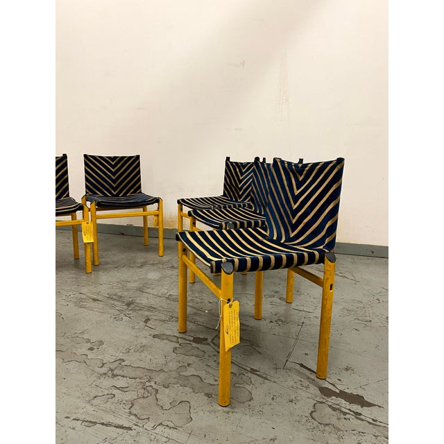 Set of Six Vintage Dining Chairs For Sale - Image 10 of 11