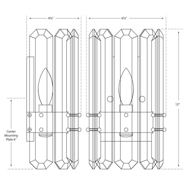 Bonnington Wall Sconce in Polished Nickel with Alabaster Designer: AERIN Finish: Polished Nickel Height: 12" Width: 6.75"...
