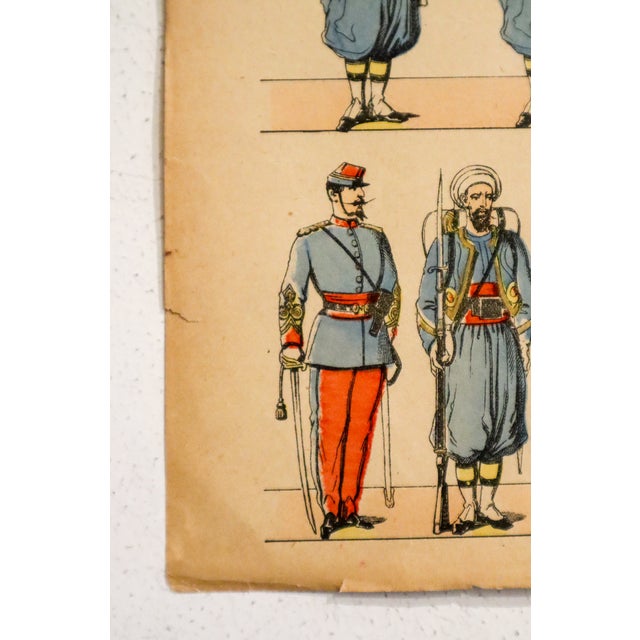 1880s - 1890s French Military Print - Imagerie d'Épinal #116 - Turcos For Sale - Image 4 of 4