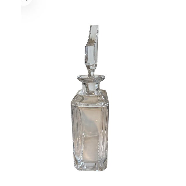 Art Deco Vintage Art Deco Bleikristall 24% Pbo Crystal Liqueur Decanter W. Germany,Pre-Owned For Sale - Image 3 of 5
