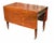 American Antique Mahogany Drop Leaf Dining Table With Reed Carved Legs Boston For Sale - Image 3 of 12
