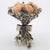 Vintage Italian Handmade Genuine Silver & Salt Dough Flower Bouquet Figurine For Sale - Image 4 of 12