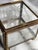 Vintage Glass and Brass Trinket Box Etched Floral For Sale - Image 9 of 12