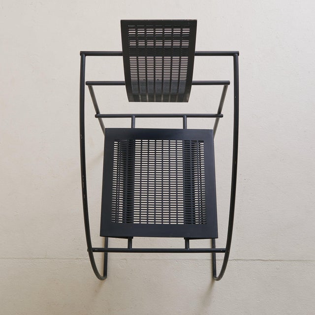 1980s Swiss ‘Quinta’ Accent Chair Attributed to Mario Botta for Alias, 1985 For Sale - Image 5 of 10