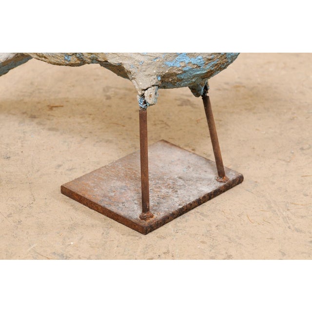 Mid 20th Century Spanish Peacock Lawn Ornament For Sale - Image 12 of 12