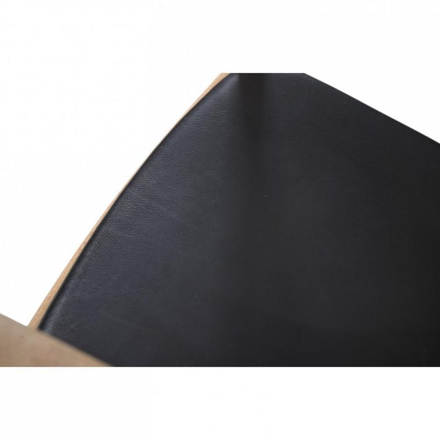 JH503 The Chair in Oak and Black Leather by Hans Wegner, 1960s For Sale - Image 9 of 18