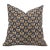Fabdivine Artisan Block Print Throw Pillow Cover 20x20 Inch Duck Canvas-Titli For Sale