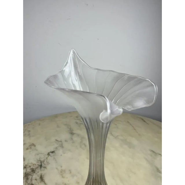 Murano Glass & Silver Vase, Italy, 1960s For Sale - Image 4 of 12