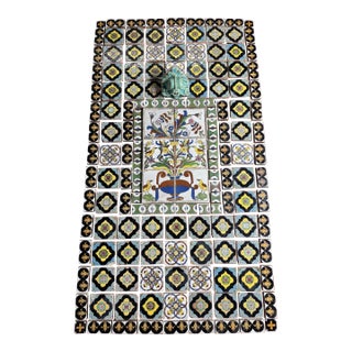 Incredibly Rare 1920s-30s Original Malibu Tile Fountain Spanish Tile Fountain For Sale