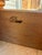 1980s Dixie Furniture Recollections Rustic Country French Solid Oak Chest With Oval Table Mirror For Sale - Image 11 of 12
