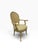 Hollywood Regency Vintage Italian Venetian Grotto Hollywood Regency Style Carved Shell Back Armchair For Sale - Image 3 of 14
